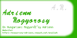 adrienn mogyorosy business card